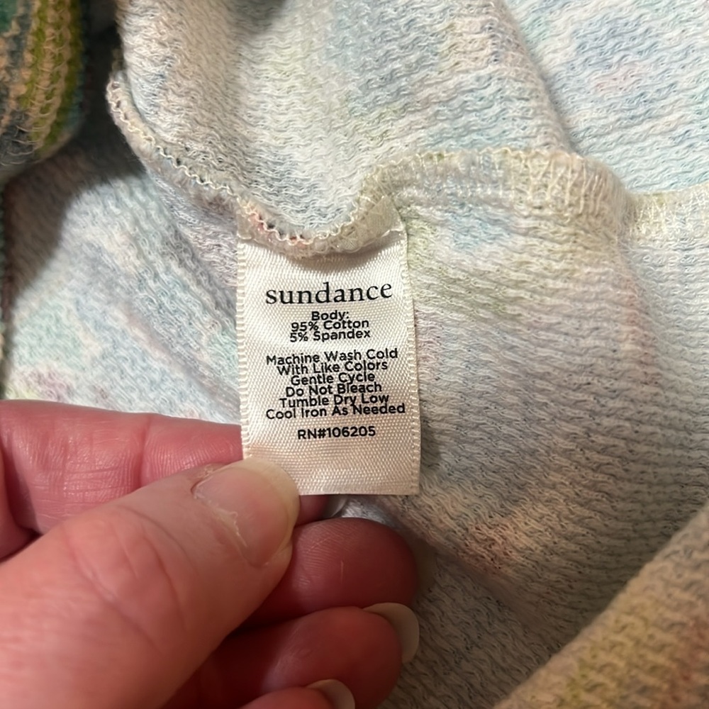 Euc Super Soft Patterned Sundance Long Sleeve Lig… - image 6